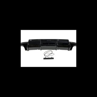 Difusor trasero Volkswagen Golf 7 look TCR Negro B