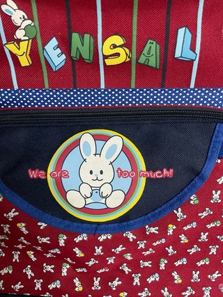 Bolsa de viaje infantil con conejitos