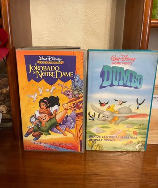 Lote 4 Películas VHS Disney Clásicos (Español)