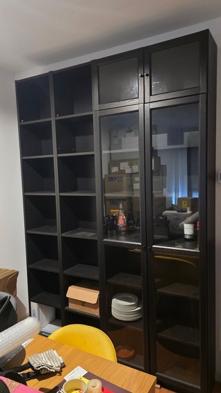 Estantería Billy Ikea Marron/Negro