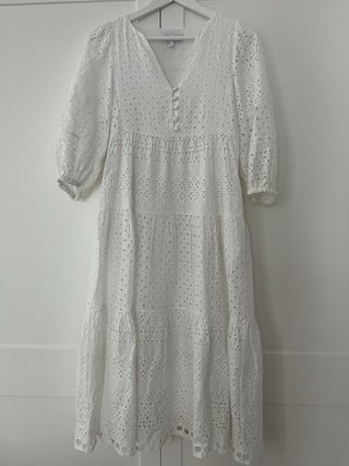 Vestido Pedro del Hierro blanco