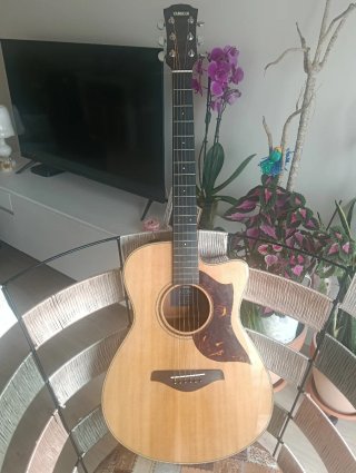 Guitarra Yamaha AC3M con funda rígida