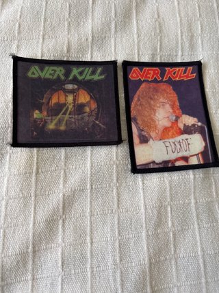 2 Patches Overkill Rock Metal 20€ cada