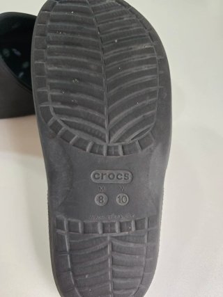 Sandalias Crocs Negras Talla 8 10 ( talla 41,5)