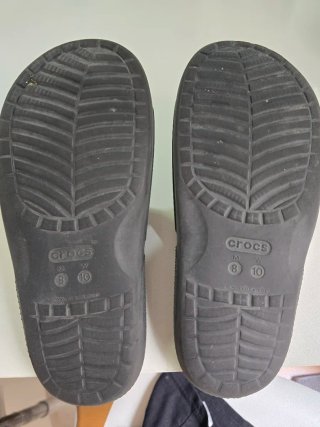 Sandalias Crocs Negras Talla 8 10 ( talla 41,5)