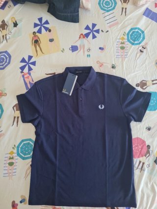 Polo Fred Perry Azul Marino Talla L