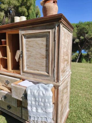 Mueble vintage madera 100x50x130 cm