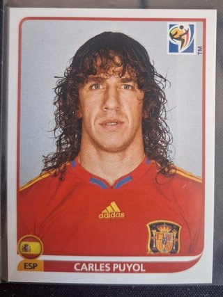 Cromo Panini Mundial Sudáfrica 2010 - Carles Puyol