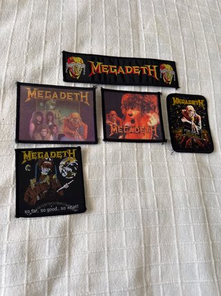 Patches Megadeth 20€ cada