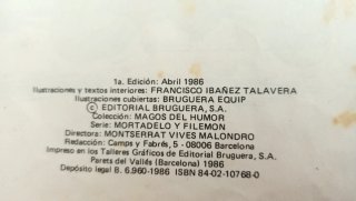 Libro de Mortadelo y Filemón.