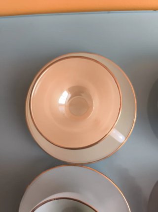 Set di 6 tazze e piatti Arcopal Vintage