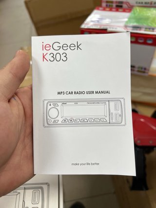 Radio Coche ieGeek Bluetooth USB FM K303