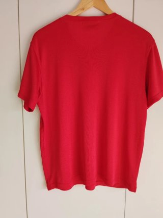 Camiseta roja Blanch's cuello pico