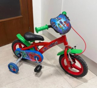 Bicicleta per bambini con ruotine