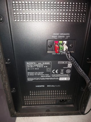 Barra de sonido sony