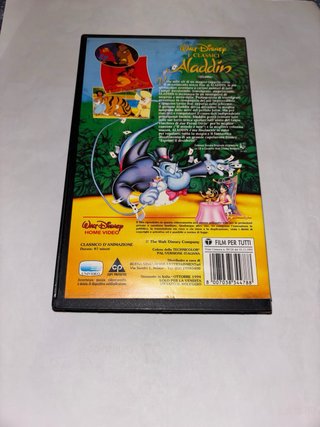 VIDEOCASSETTA COME NUOVA,RARA”ALADDIN”(1994)1’EDIZ