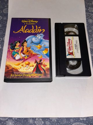 VIDEOCASSETTA COME NUOVA,RARA”ALADDIN”(1994)1’EDIZ