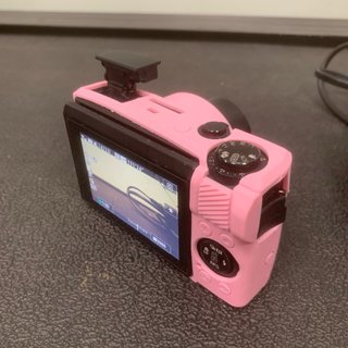 Canon G7X Mark II + scheda sandisk + Cover Rosa