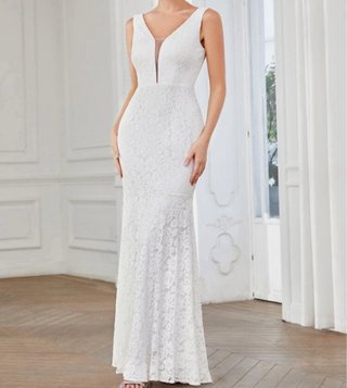 Vestido de Novia Sirena Encaje