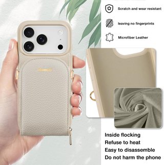 Hanman Cartera para iPhone con Brazalete
