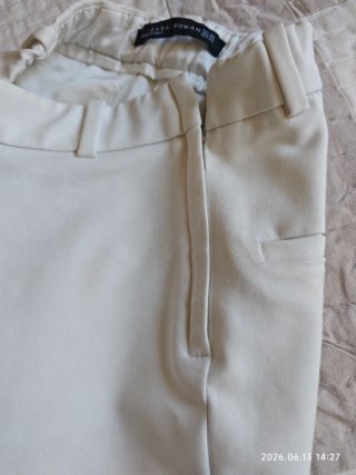 Pantalones Zara blancos vintage