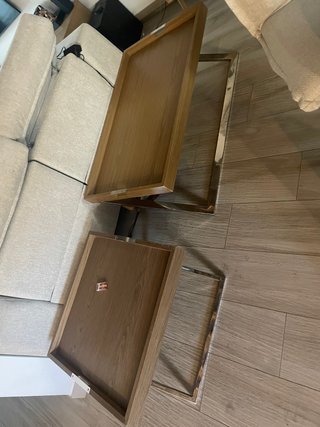 Mesa de centro y auxiliar salón