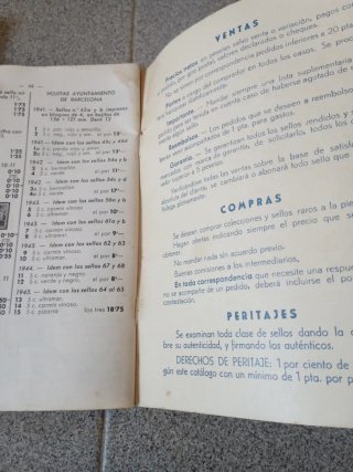 Catálogo Sellos España 1951 y Lote Sellos
