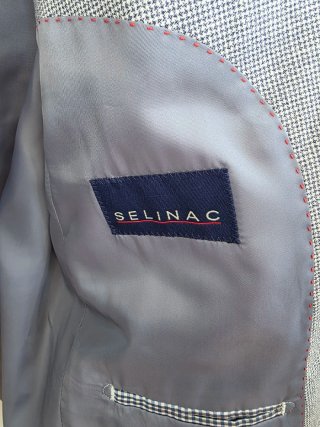 Chaqueta americana verano algodón y lino.