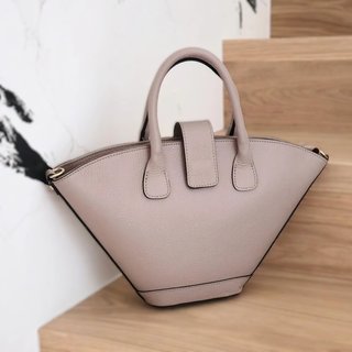 Borsa vera pelle beige donna tracolla