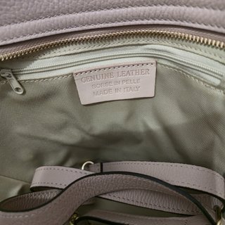 Borsa vera pelle beige donna tracolla