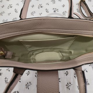 Borsa vera pelle beige donna tracolla
