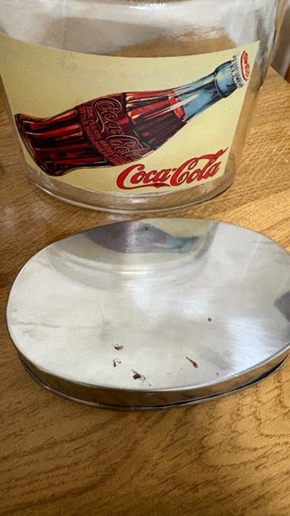 Tarros cristal Coca-Cola con Tapa vintage
