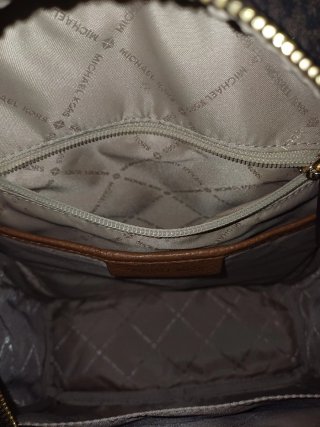 Mochila Michael Kors Marrón y Dorada
