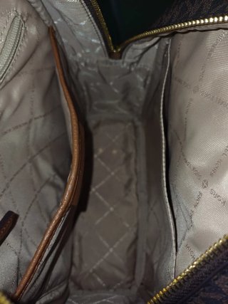 Mochila Michael Kors Marrón y Dorada