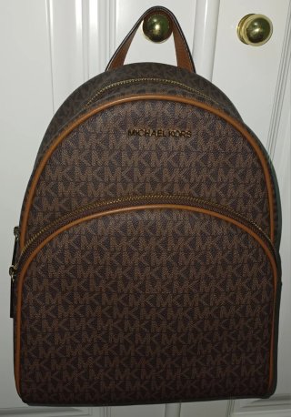 Mochila Michael Kors Marrón y Dorada