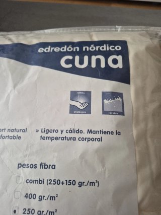 Edredón Nórdico Cuna 120x100cm