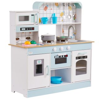 Set Giocattolo Cucina per Bambini in Legno 24 pz