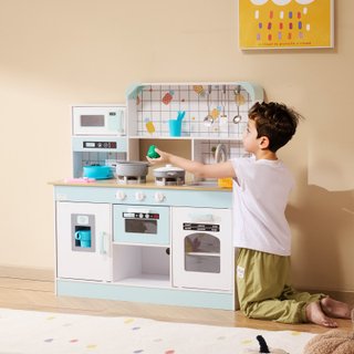 Set Giocattolo Cucina per Bambini in Legno 24 pz