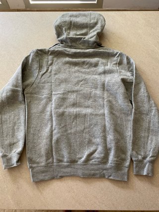 Sudadera Nike Gris y Azul símbolo en rojo, Hombre