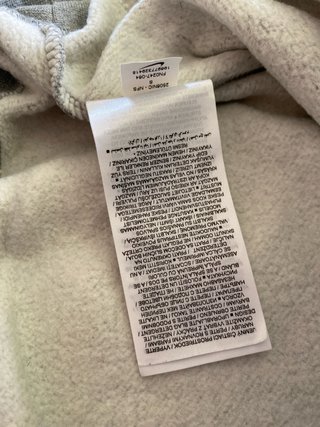 Sudadera Nike Gris y Azul símbolo en rojo, Hombre