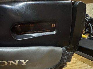 Videocámara Sony Video8 Negra