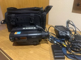 Videocámara Sony Video8 Negra