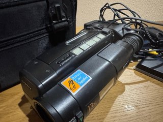 Videocámara Sony Video8 Negra