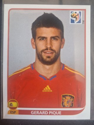Cromo Panini Gerard Piqué - Mundial Sudáfrica 2010