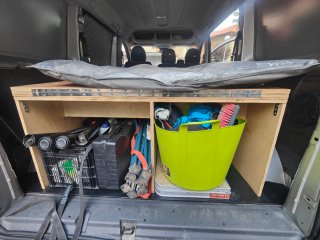 Mueble plegable Cama Camper Furgoneta en Peugeot
