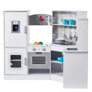 Set Giocattolo Cucina per Bambini 24 pezzi Bianco