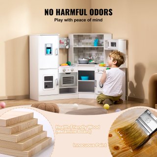 Set Giocattolo Cucina per Bambini 24 pezzi Bianco
