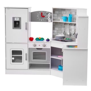 Set Giocattolo Cucina per Bambini 24 pezzi Bianco