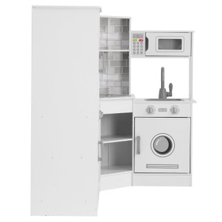 Set Giocattolo Cucina per Bambini 24 pezzi Bianco