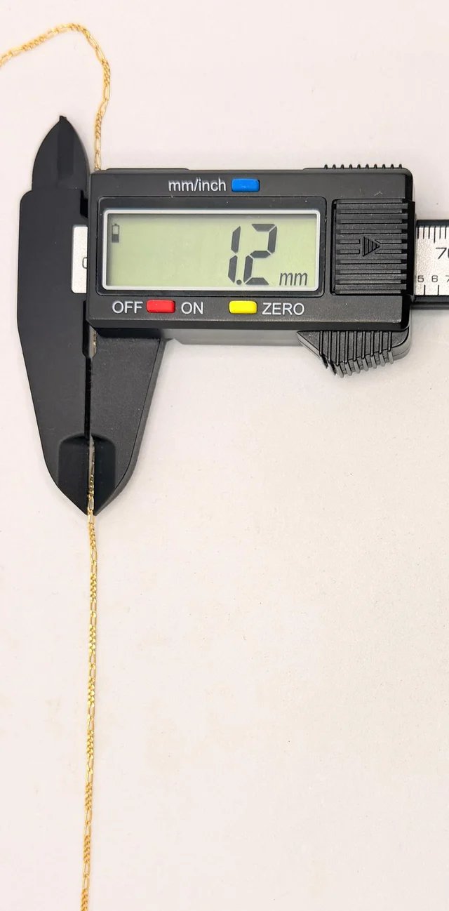 Cadena Figaro Oro 18k 2.9g 63cm
